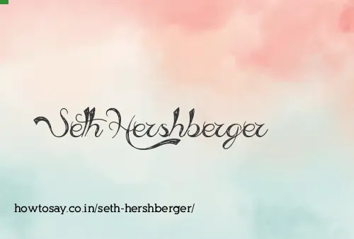Seth Hershberger
