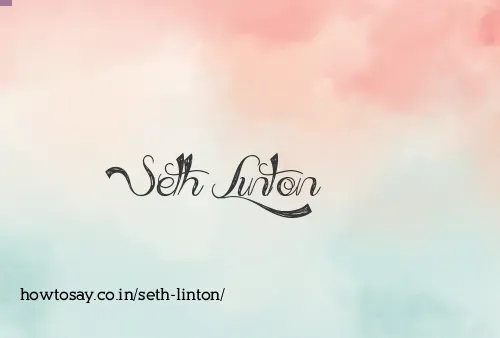 Seth Linton