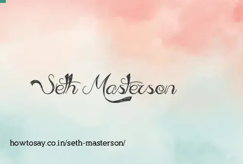 Seth Masterson