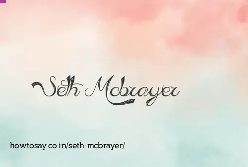 Seth Mcbrayer