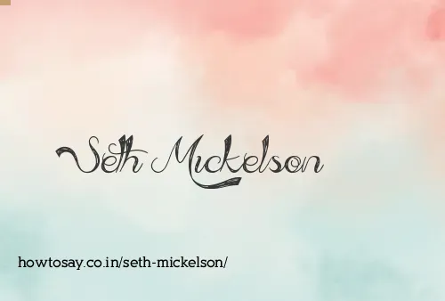 Seth Mickelson