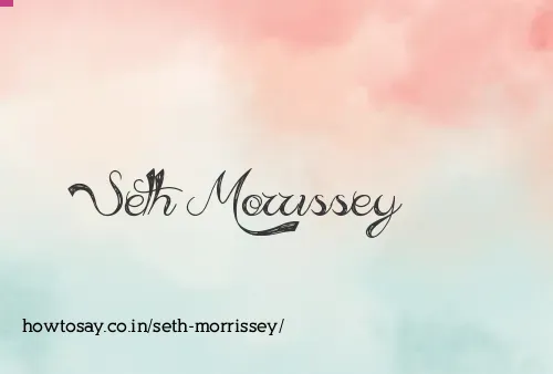 Seth Morrissey