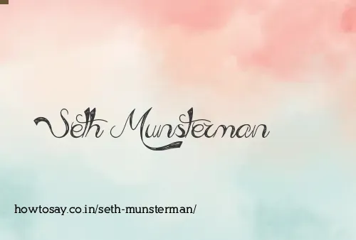Seth Munsterman