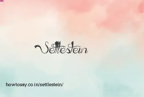 Settlestein
