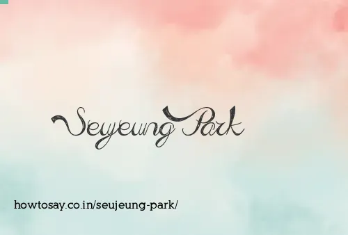 Seujeung Park