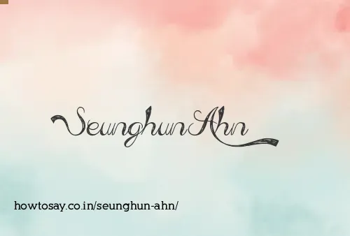 Seunghun Ahn