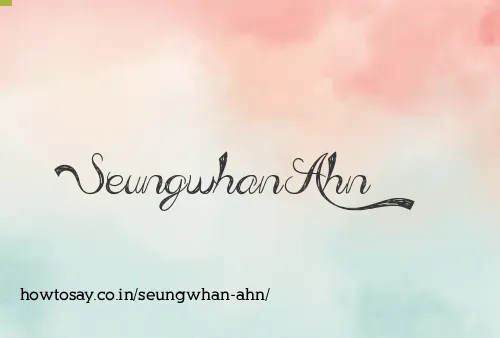 Seungwhan Ahn