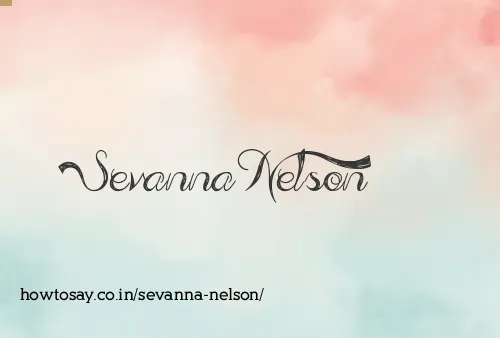 Sevanna Nelson