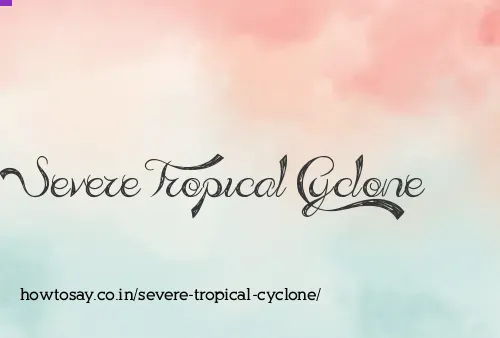 Severe Tropical Cyclone
