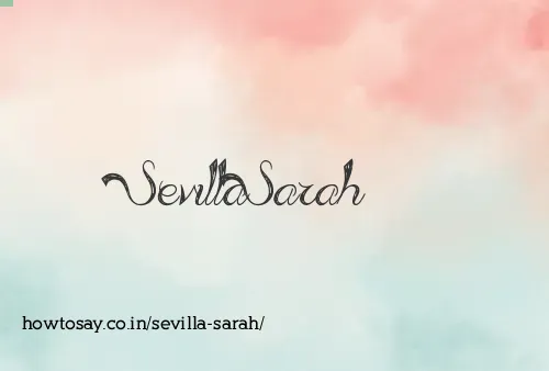 Sevilla Sarah