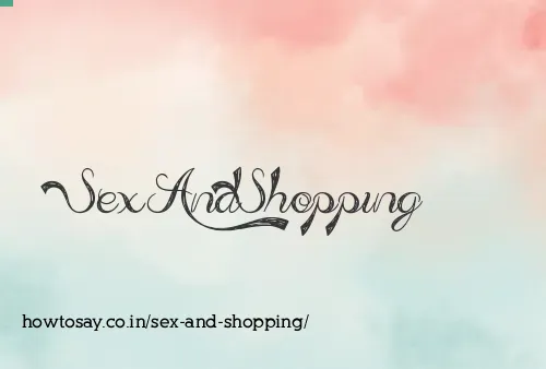 Sex And Shopping