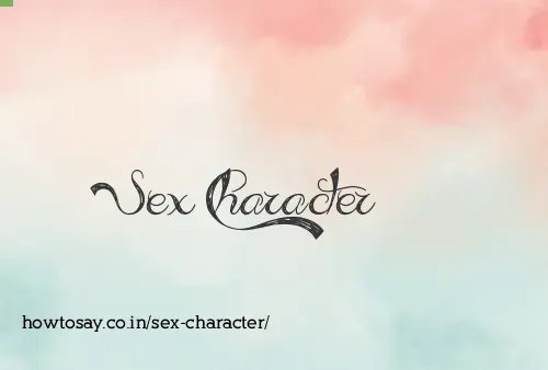 Sex Character