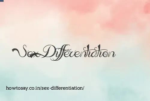 Sex Differentiation