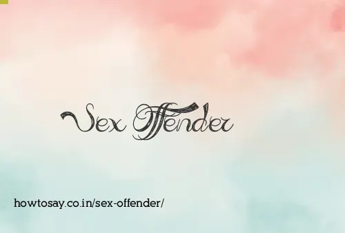 Sex Offender