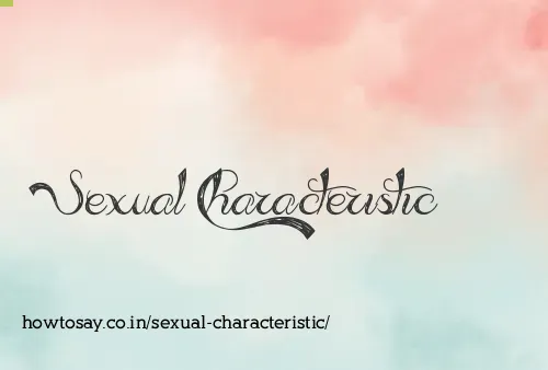Sexual Characteristic