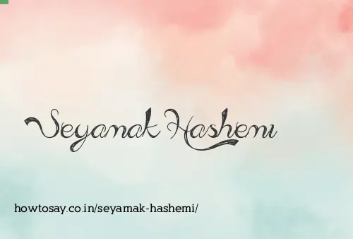 Seyamak Hashemi