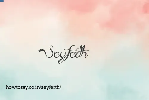 Seyferth