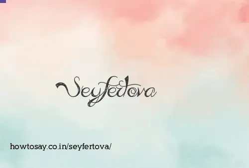Seyfertova