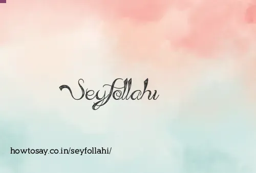 Seyfollahi