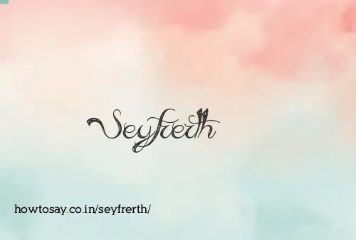 Seyfrerth