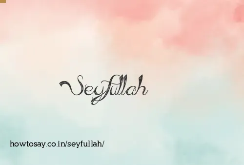 Seyfullah