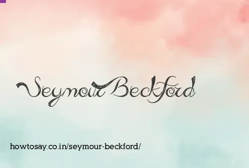 Seymour Beckford