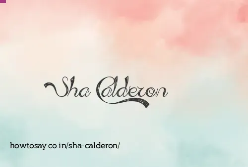 Sha Calderon