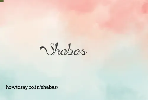 Shabas