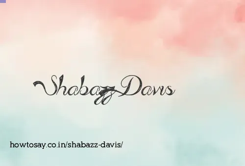 Shabazz Davis