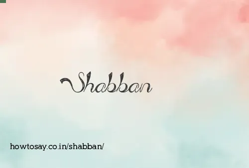 Shabban