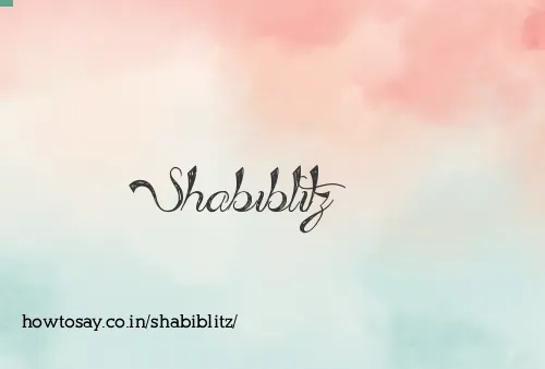 Shabiblitz