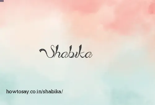 Shabika