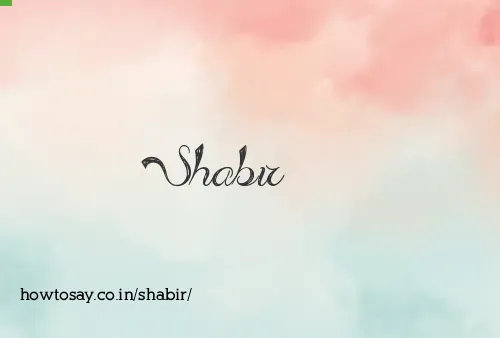 Shabir