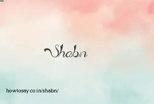 Shabn