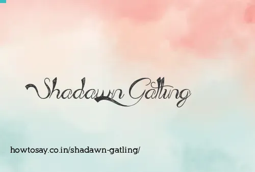 Shadawn Gatling