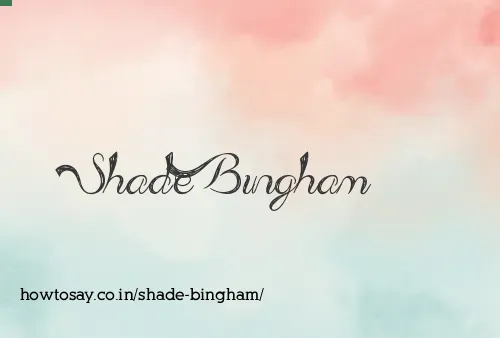 Shade Bingham