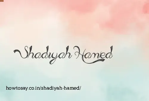 Shadiyah Hamed