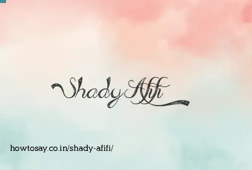 Shady Afifi