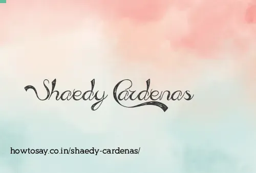 Shaedy Cardenas