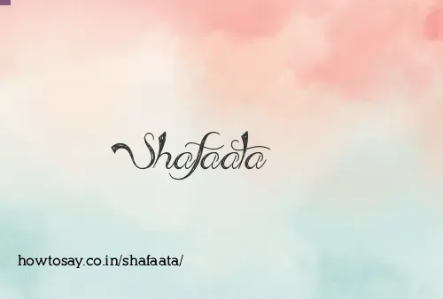 Shafaata