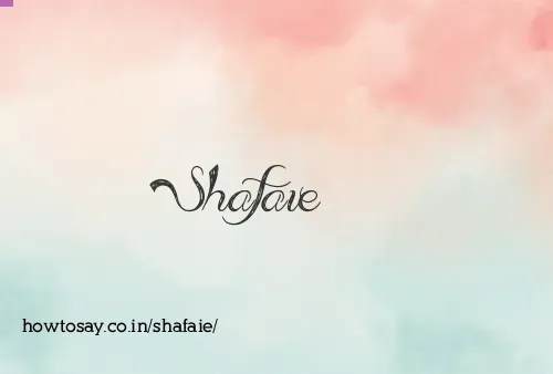 Shafaie