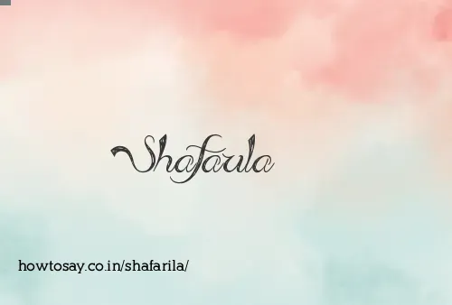 Shafarila