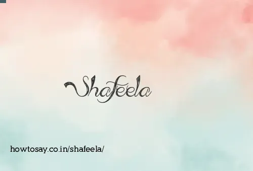 Shafeela