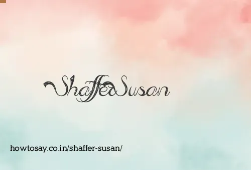 Shaffer Susan
