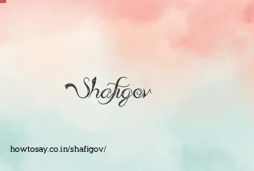 Shafigov
