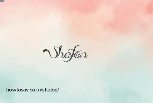 Shafon