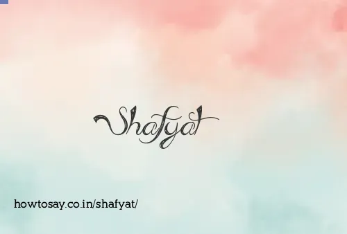 Shafyat