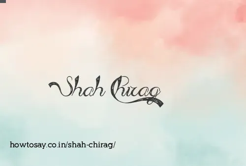 Shah Chirag