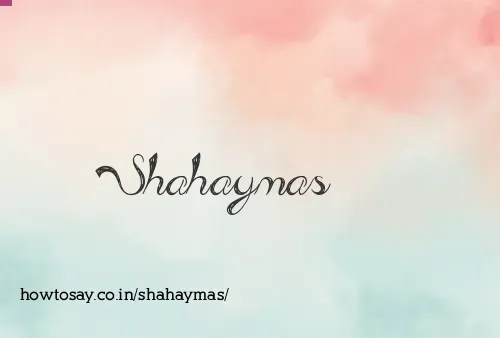 Shahaymas