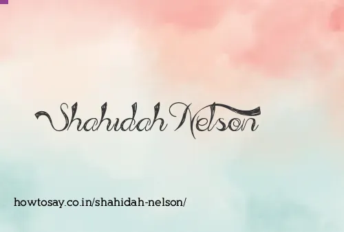 Shahidah Nelson